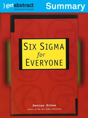 cover image of Six Sigma for Everyone (Summary)